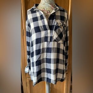 Blouse, fresh kind of fabric.  Good for spring or winter